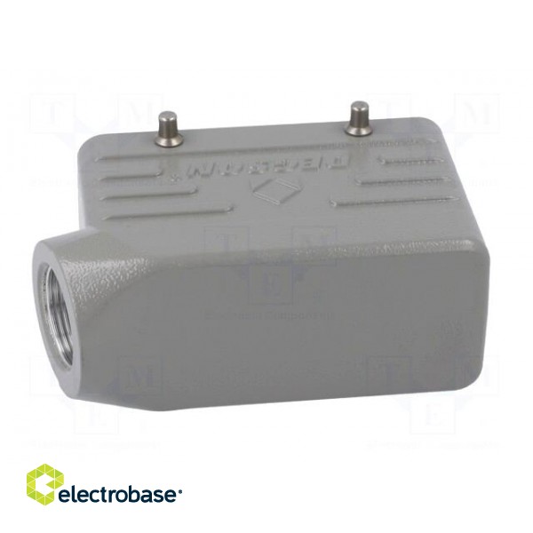 Enclosure: for HDC connectors | size D16B | for cable | angled | M25 image 5