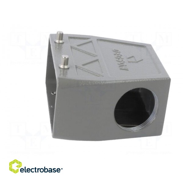 Enclosure: for HDC connectors | size D16B | for cable | angled | M32 image 3