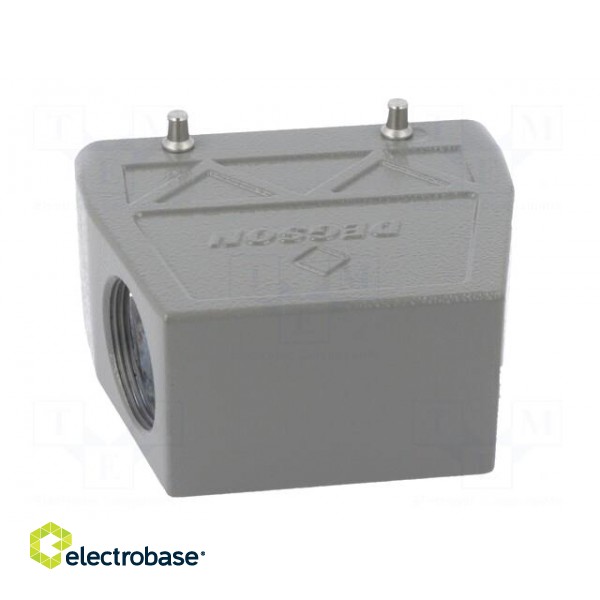 Enclosure: for HDC connectors | size D16B | for cable | angled | M32 image 5
