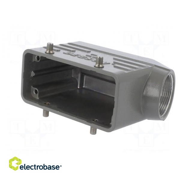 Enclosure: for HDC connectors | size D16B | for cable | angled | M32 image 2