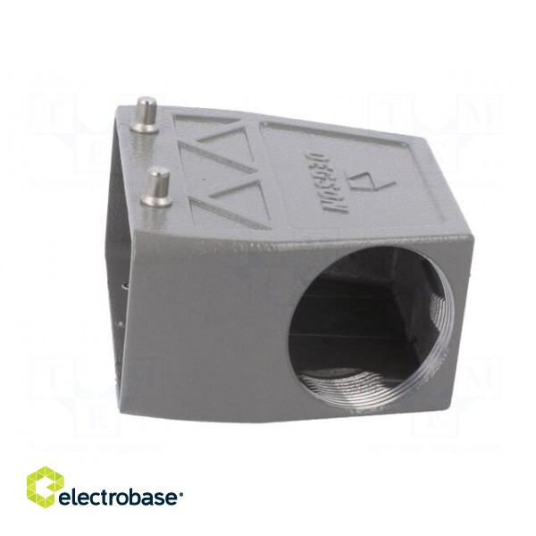 Enclosure: for HDC connectors | size D16B | for cable | angled | M40 paveikslėlis 3