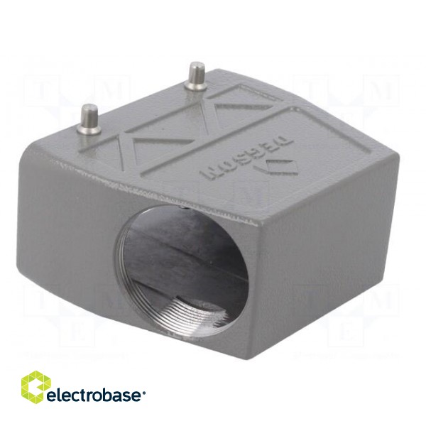 Enclosure: for HDC connectors | size D16B | for cable | angled | M40 paveikslėlis 4