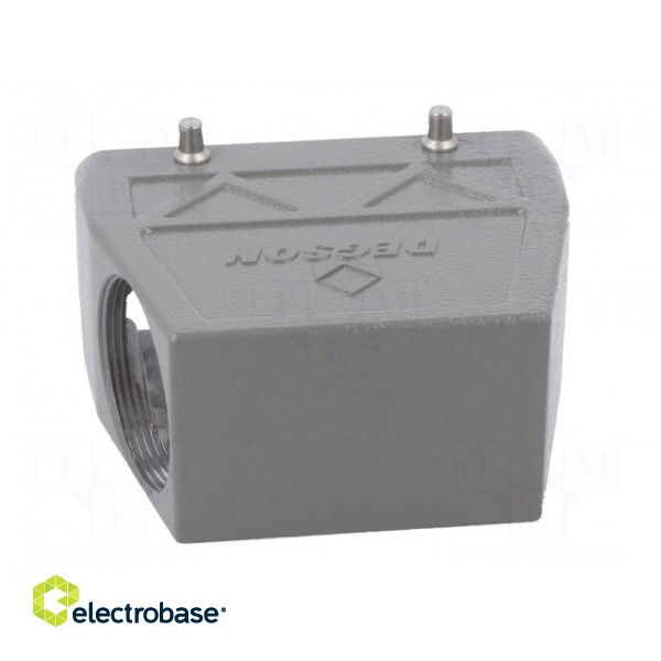 Enclosure: for HDC connectors | size D16B | for cable | angled | M40 image 5