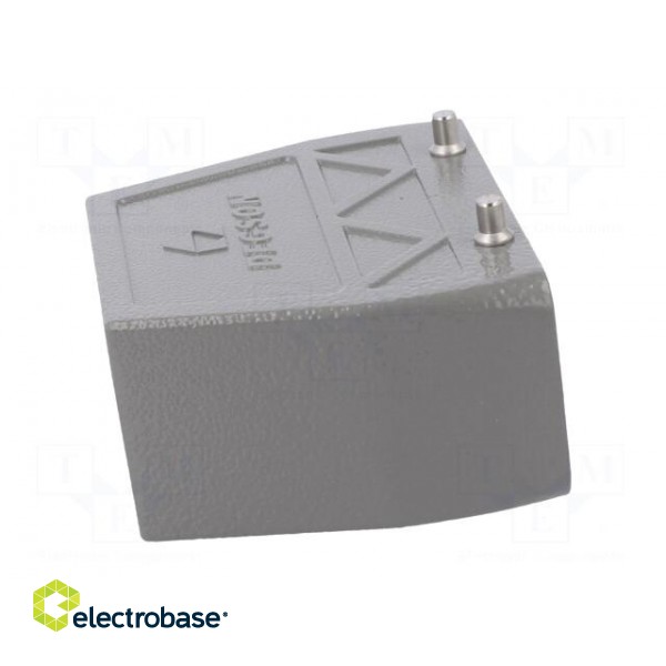 Enclosure: for HDC connectors | size D16B | for cable | angled | M40 image 7