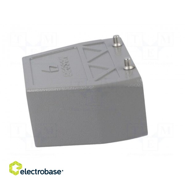 Enclosure: for HDC connectors | size D16B | for cable | angled | PG21 image 7