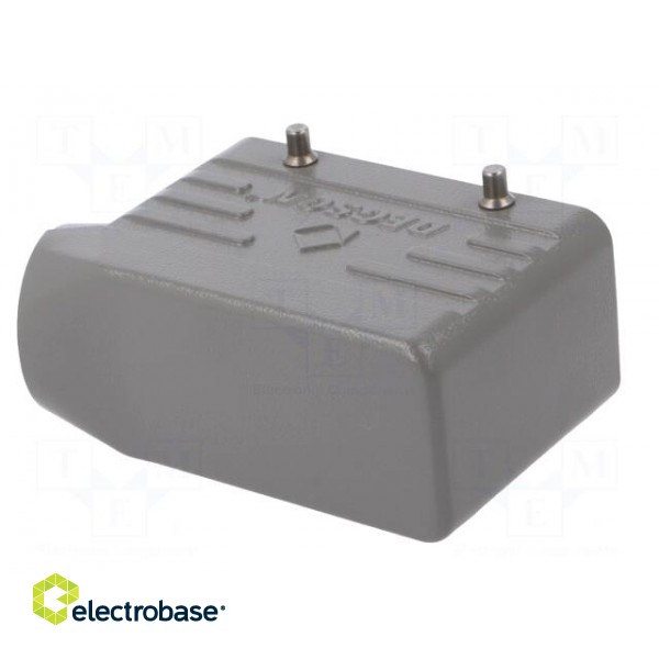 Enclosure: for HDC connectors | size D16B | for cable | angled | PG21 image 3
