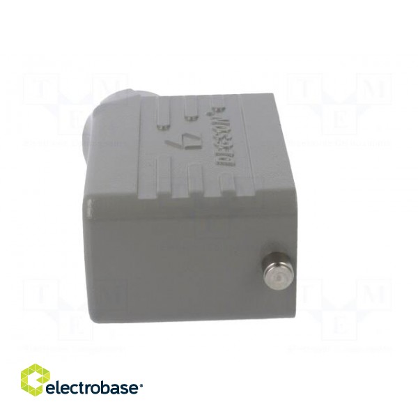 Enclosure: for HDC connectors | size D16B | for cable | for latch image 7