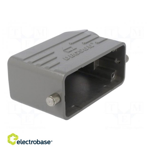 Enclosure: for HDC connectors | size D16B | for cable | for latch image 8