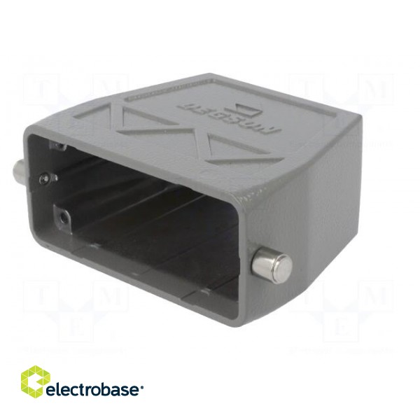 Enclosure: for HDC connectors | size D16B | for cable | for latch фото 2