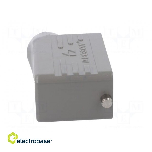 Enclosure: for HDC connectors | size D16B | for cable | for latch image 7