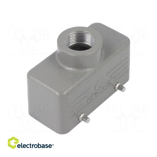 Enclosure: for HDC connectors | size D16B | for cable | straight image 1
