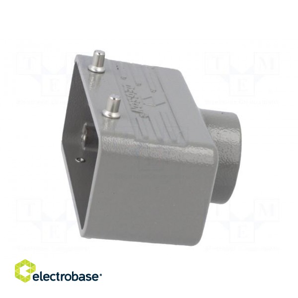 Enclosure: for HDC connectors | size D16B | for cable | straight image 3