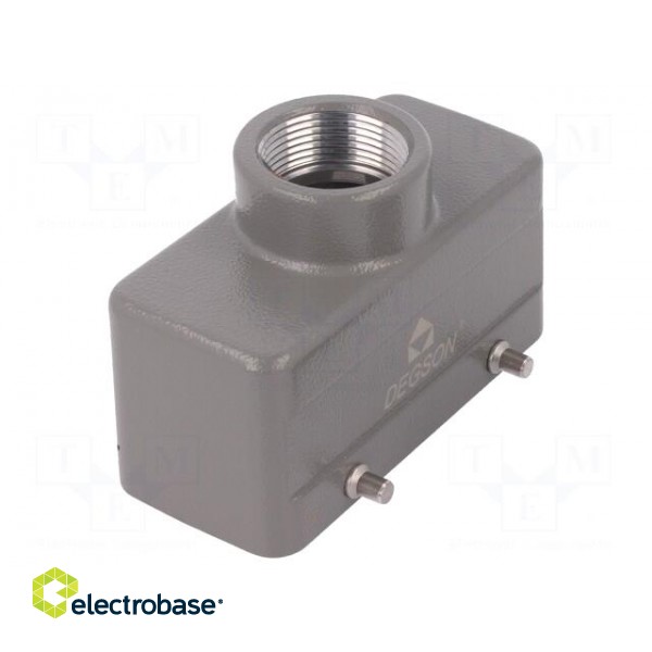 Enclosure: for HDC connectors | size D16B | for cable | straight