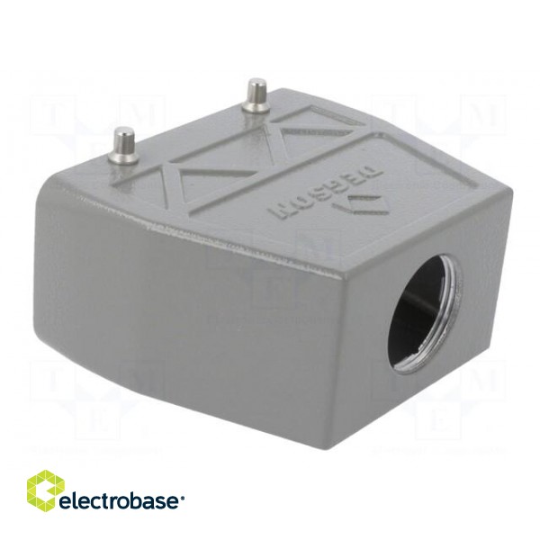 Enclosure: for HDC connectors | size D16B | for cable | straight image 4
