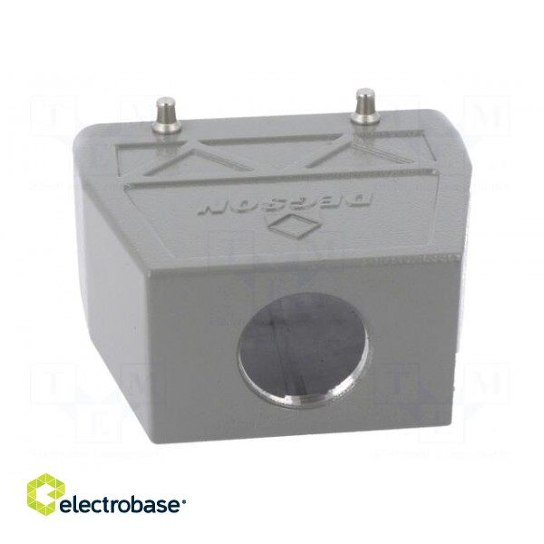 Enclosure: for HDC connectors | size D16B | for cable | straight image 5