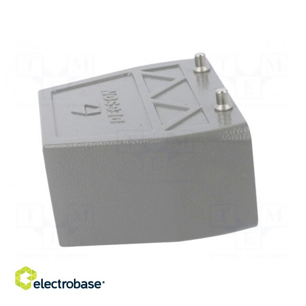 Enclosure: for HDC connectors | size D16B | for cable | straight image 7