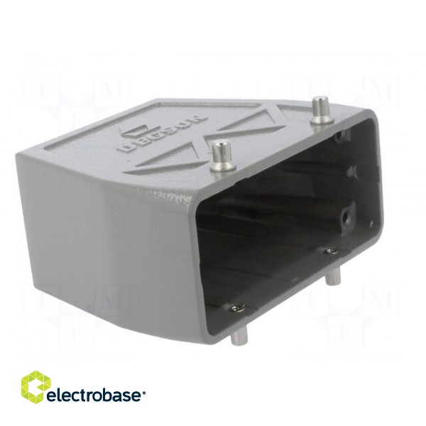 Enclosure: for HDC connectors | size D16B | for cable | straight image 8