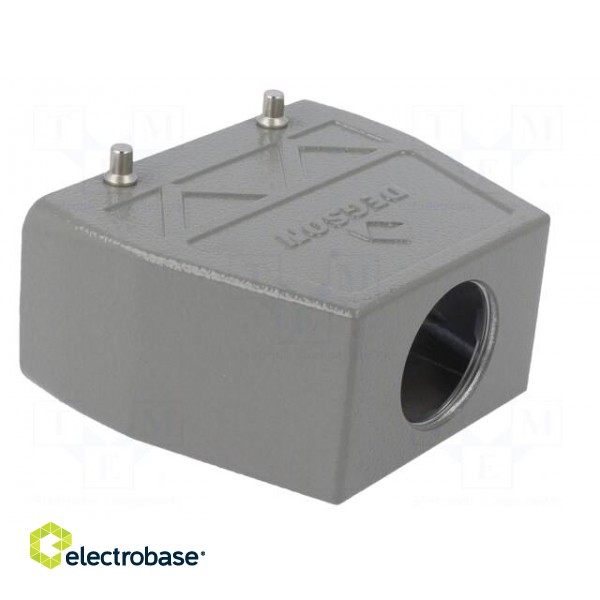 Enclosure: for HDC connectors | size D16B | for cable | straight image 4