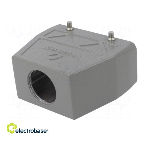 Enclosure: for HDC connectors | size D16B | for cable | straight image 6