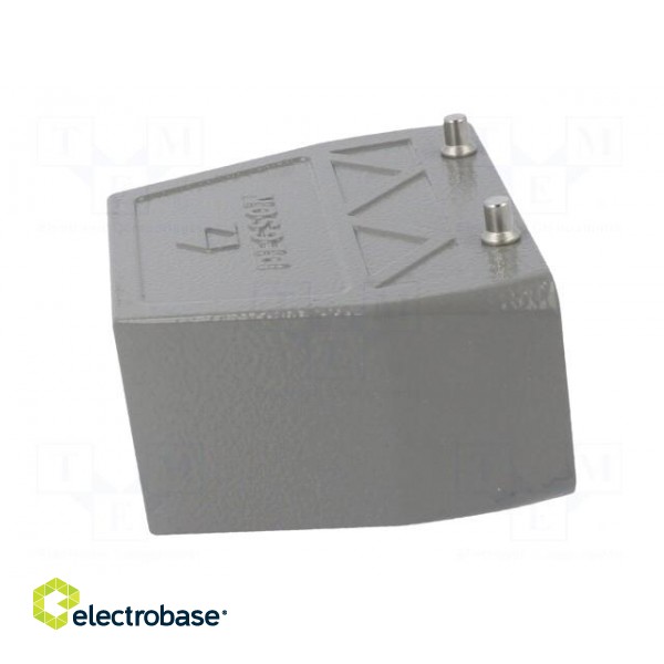 Enclosure: for HDC connectors | size D16B | for cable | straight image 7