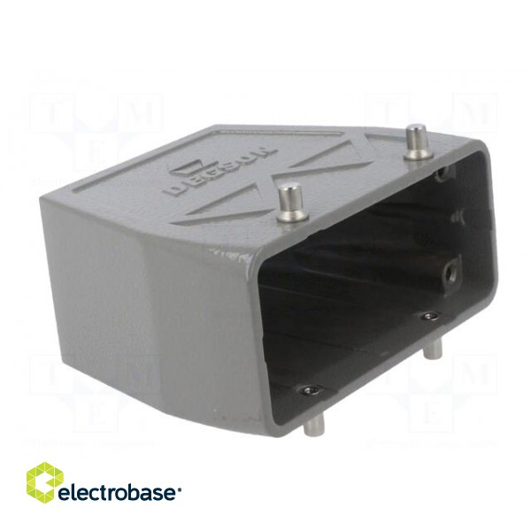 Enclosure: for HDC connectors | size D16B | for cable | straight image 8