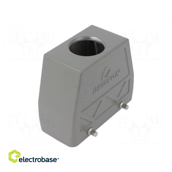 Enclosure: for HDC connectors | size D16B | for cable | straight image 1