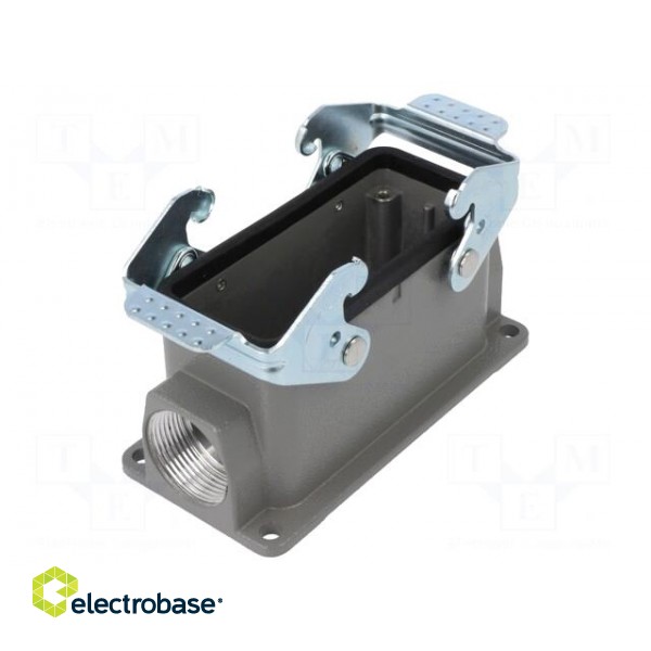 Enclosure: for HDC connectors | size D16B | with double latch фото 1