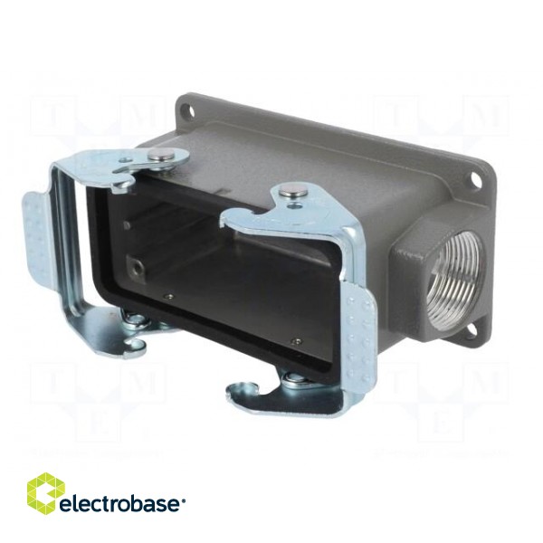 Enclosure: for HDC connectors | size D16B | with double latch фото 2