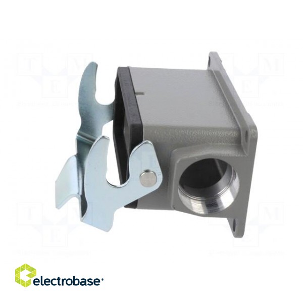 Enclosure: for HDC connectors | size D16B | with latch | angled image 3