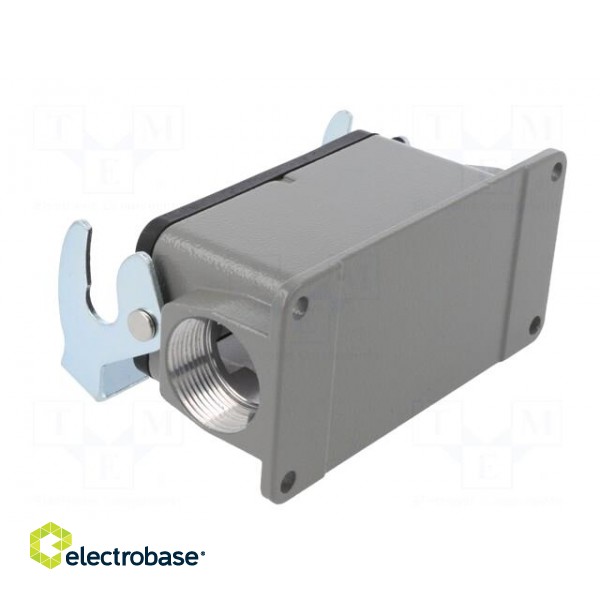Enclosure: for HDC connectors | size D16B | with latch | angled image 4