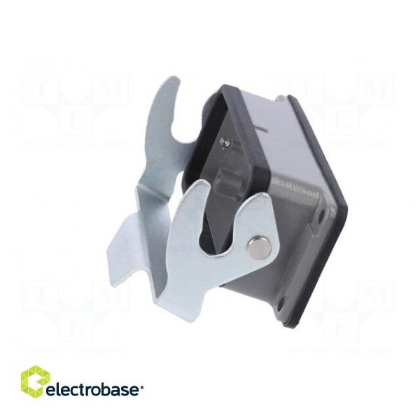 Enclosure: for HDC connectors | size D16B | with latch | straight image 3