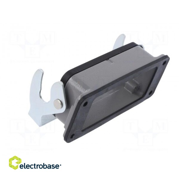 Enclosure: for HDC connectors | size D16B | with latch | straight image 4