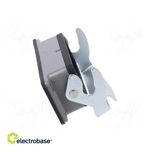Enclosure: for HDC connectors | size D16B | with latch | straight image 7