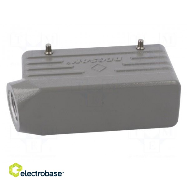 Enclosure: for HDC connectors | size D24B | for cable | angled | M25 image 5