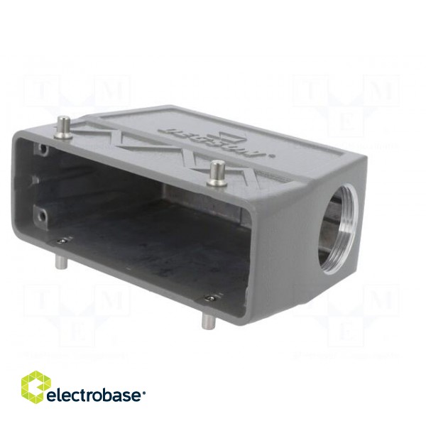 Enclosure: for HDC connectors | size D24B | for cable | angled | M32 image 2