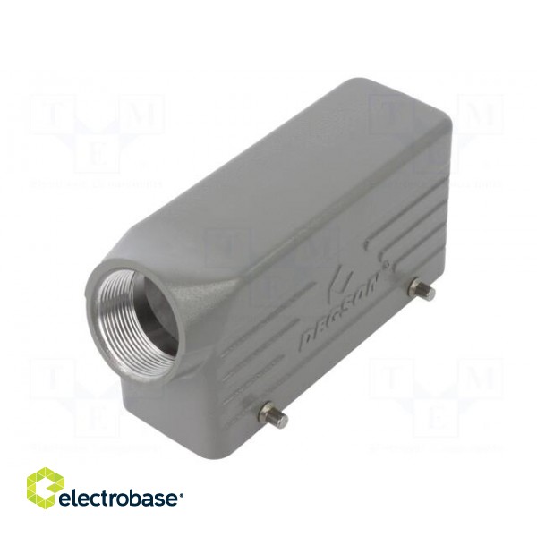 Enclosure: for HDC connectors | size D24B | for cable | angled | M32 image 1