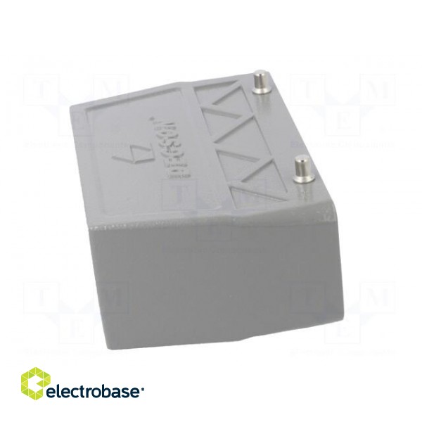 Enclosure: for HDC connectors | size D24B | for cable | angled | PG21 image 7
