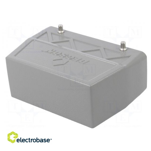 Enclosure: for HDC connectors | size D24B | for cable | angled | PG21 image 6