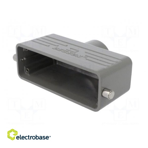 Enclosure: for HDC connectors | size D24B | for cable | for latch image 2