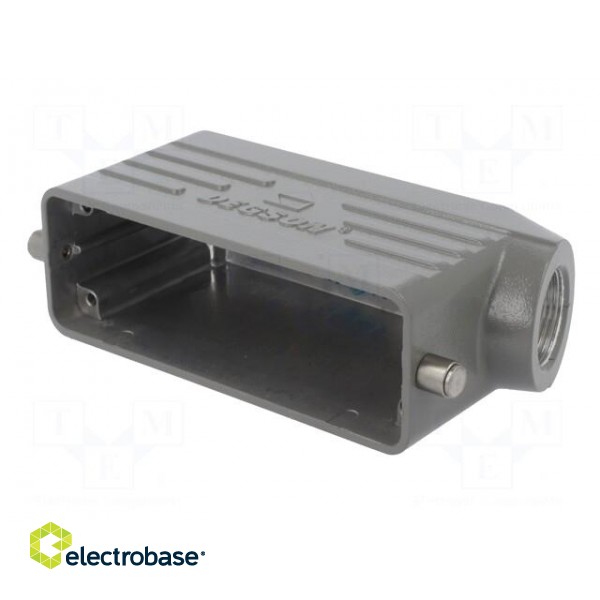 Enclosure: for HDC connectors | size D24B | for cable | for latch image 2