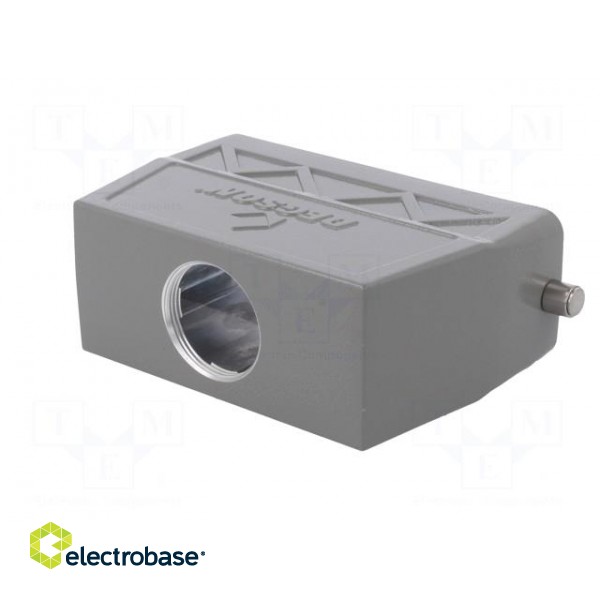 Enclosure: for HDC connectors | size D24B | for cable | for latch image 7