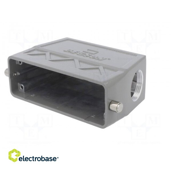 Enclosure: for HDC connectors | size D24B | for cable | for latch image 2