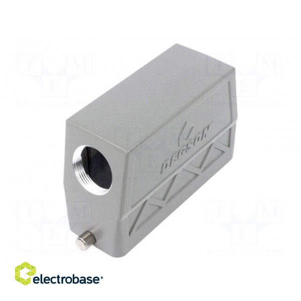 Enclosure: for HDC connectors | size D24B | for cable | for latch image 1