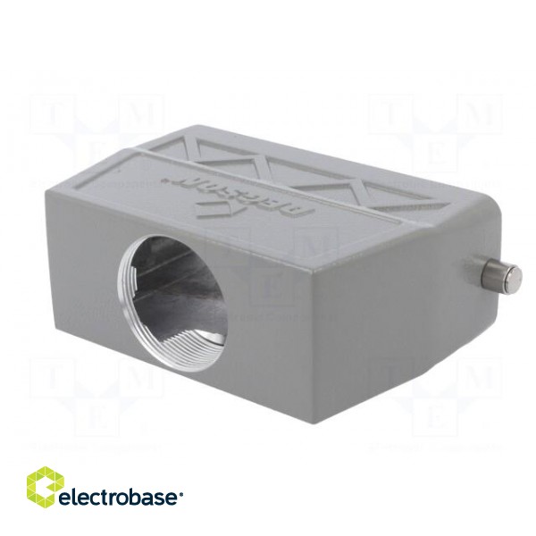 Enclosure: for HDC connectors | size D24B | for cable | for latch image 1