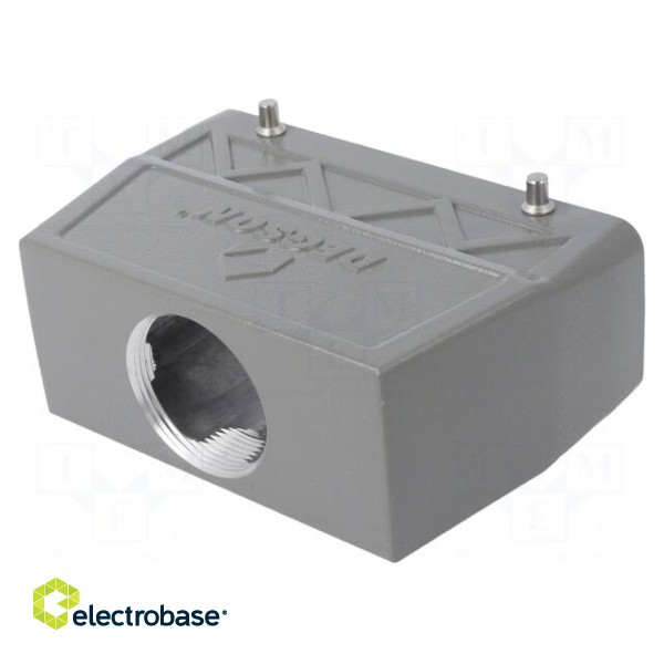 Enclosure: for HDC connectors | size D24B | for cable | straight image 6