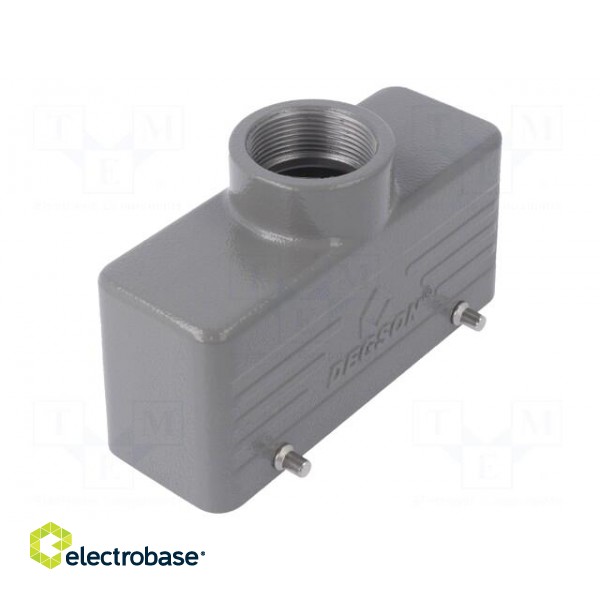 Enclosure: for HDC connectors | size D24B | for cable | straight image 1