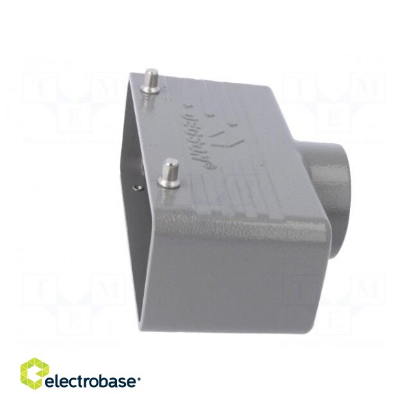 Enclosure: for HDC connectors | size D24B | for cable | straight image 3