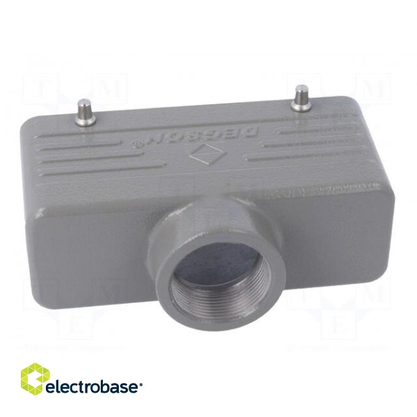 Enclosure: for HDC connectors | size D24B | for cable | straight image 5