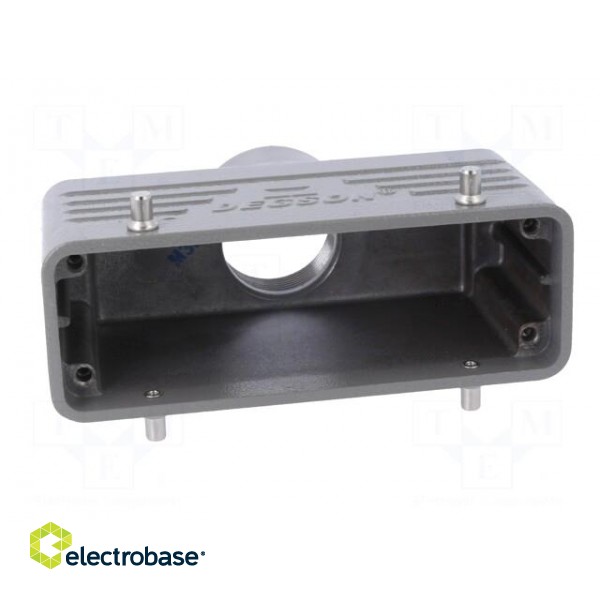 Enclosure: for HDC connectors | size D24B | for cable | straight image 9