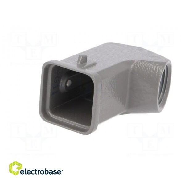 Enclosure: for HDC connectors | size D3A | for cable | for latch image 2